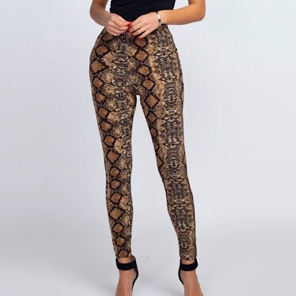 Snakeskin Leggings